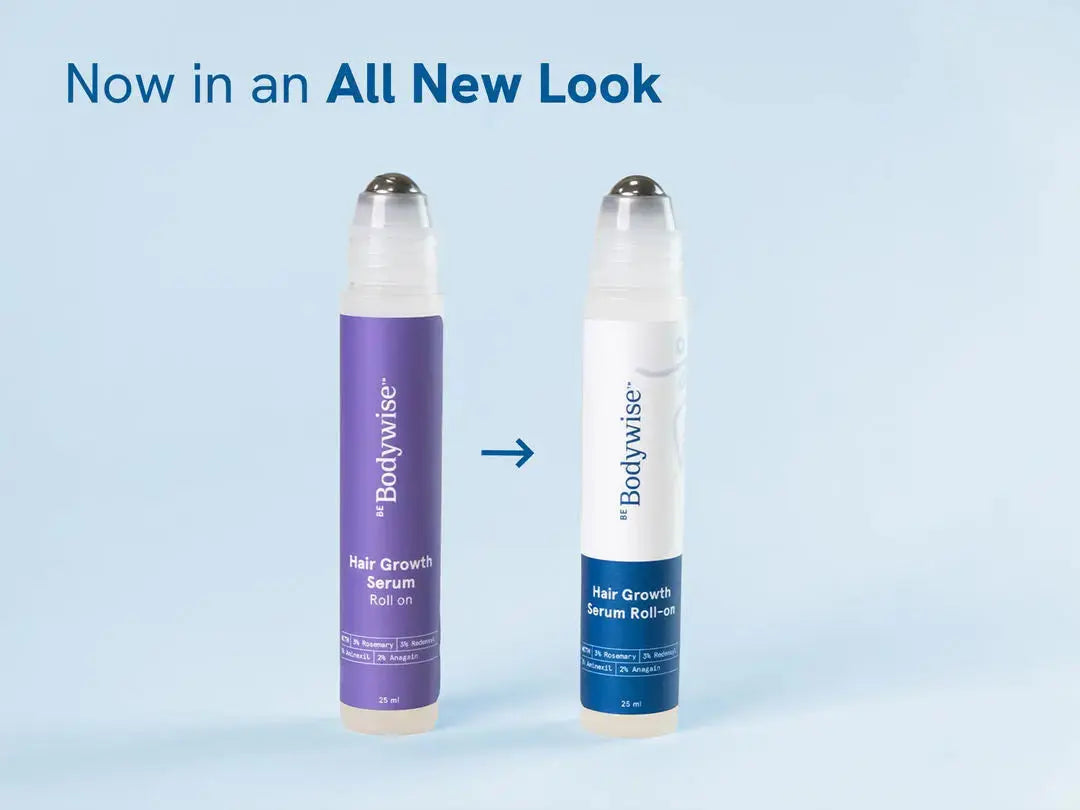 Be-Bodywise Hair growth serum| (Pack of 2)|Advanced Hair Growth Serum Roll On (25ml) V2deliver.com