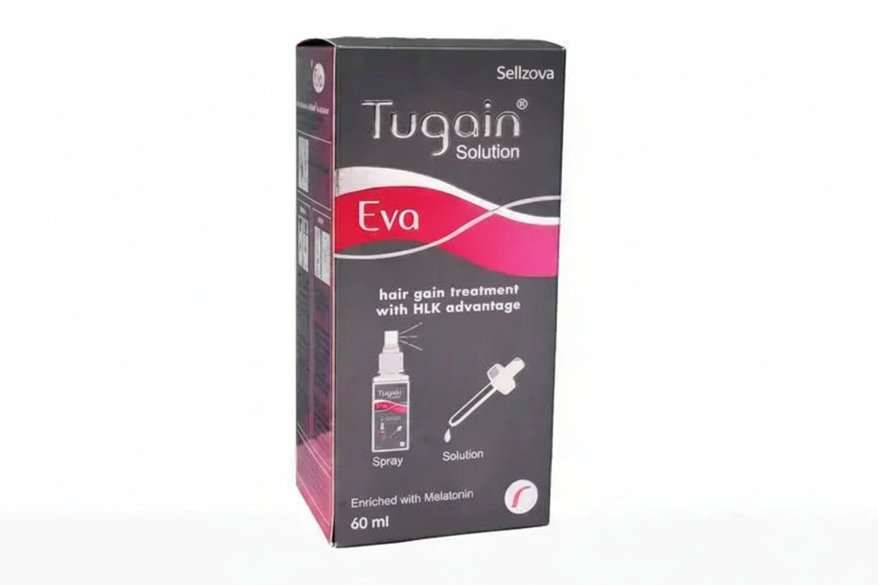 Tugain Eva 60ml – Hair Regrowth Treatment Serum for Thinning Hair & Hair Loss - Sellzova