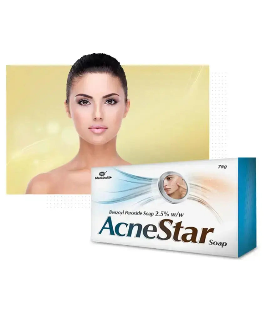 Acnestar Anti-Acne Soap Bar – 75g (Pack of 4) | Deep Cleansing Sulphur-Based Soap for Pimples, Oily & Acne-Prone Skin V2deliver.com