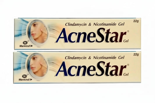 Acnestar Gel for Acne & Pimples (Pack of 2 x 22gm) | Anti-Bacterial & Anti-Inflammatory Gel for Clear, Oil-Free Skin Sellzova