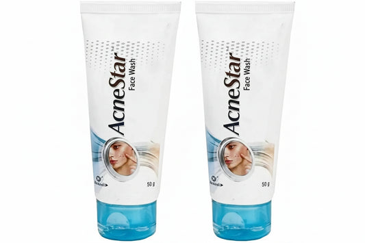 Acnestar Mankind Unisex Face Wash – 50g (Pack of 2) | Oil Control & Anti-Acne Cleanser for Oily & Acne-Prone Skin Sellzova