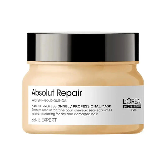 L’Oréal Professionnel Série Expert Absolut Repair Mask 250 ml | Deep Nourish with Gold Quinoa & Wheat Protein - Sellzova