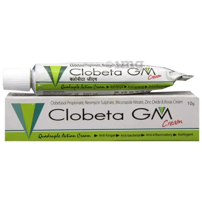 Clobetasole Clobeta‑GM Cream 10 g | Antibacterial‑Antifungal Topical Cream V2deliver.com