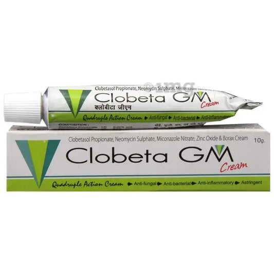 Clobetasole Clobeta‑GM Cream 10 g | Antibacterial‑Antifungal Topical Cream V2deliver.com