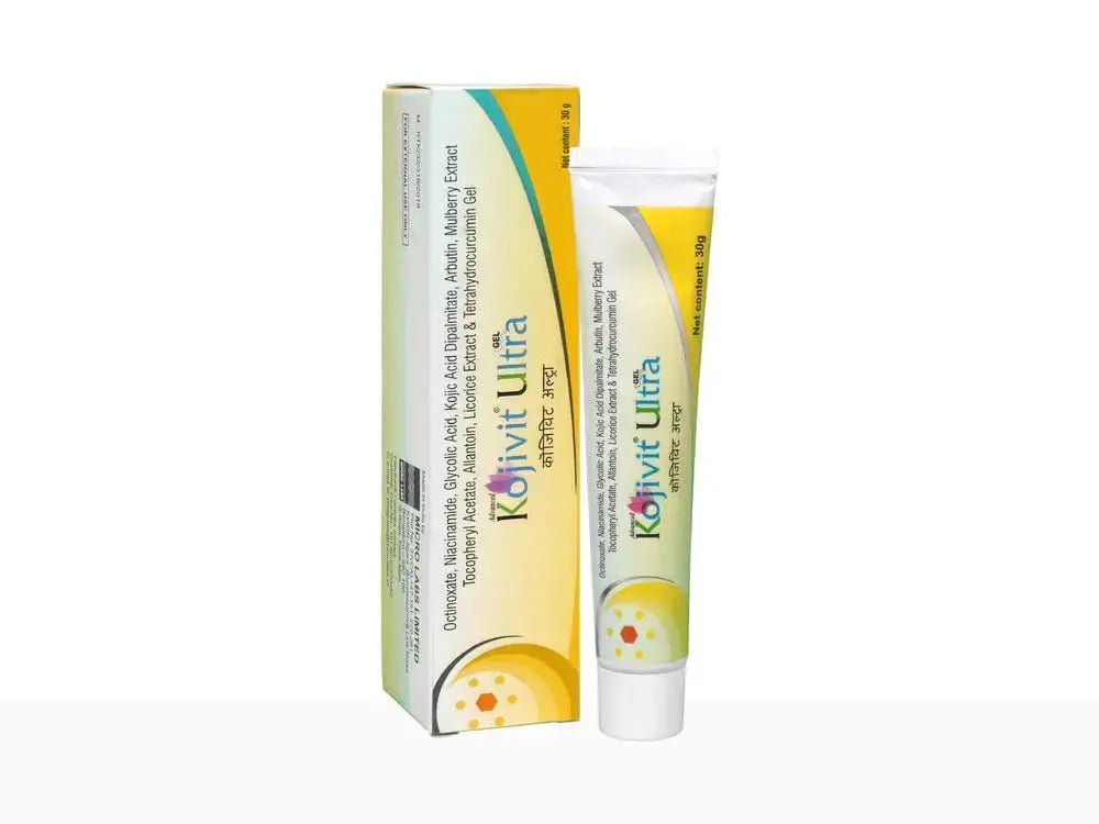 Kojivit Ultra Gel 30gm | Skin Brightening & Anti-Pigmentation Gel with Kojic Acid, Arbutin, Mulberry Extract - Sellzova