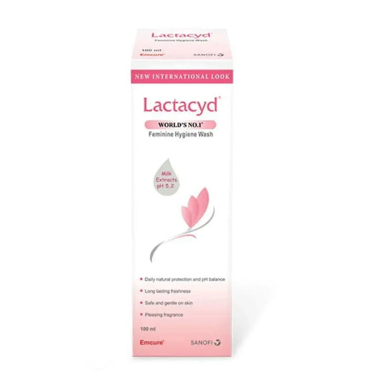 Lactacyd Feminine Hygiene Wash 100ml – Gentle Vaginal Wash for Women - Sellzova