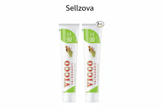 Vicco Vajradanti Saunf Flavour Toothpaste 160g (Pack of 2) – Ayurvedic Herbal Toothpaste for Strong Teeth & Fresh Breath - Sellzova