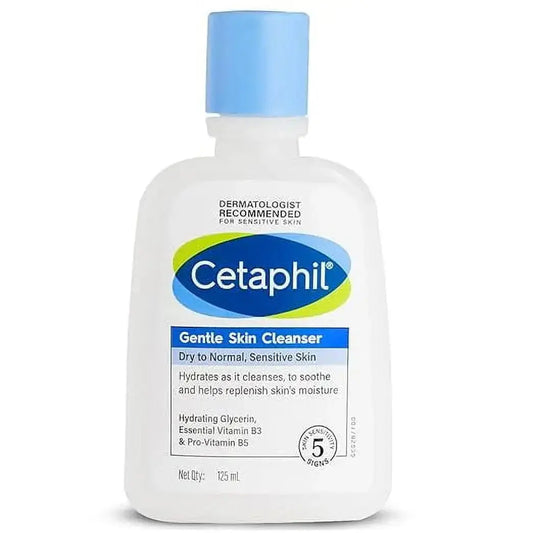 Cetaphil Gentle Skin Cleanser bottle on a white background
