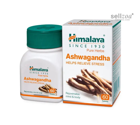 Himalaya Ashvagandha Herbal Wellness Tablets – 60 Tablets | General Wellness Supplement (Pack of 2) Sellzoa