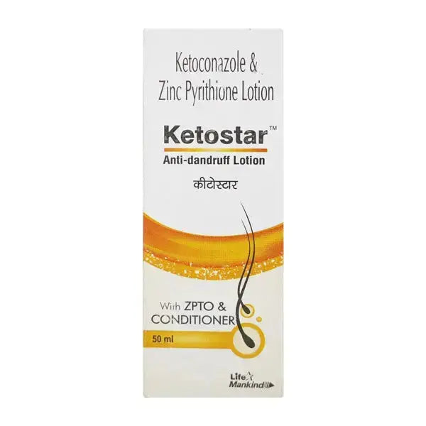 Ketostar Anti-Dandruff Lotion 50ml – Medicated Scalp Treatment with Ketoconazole 2% - Sellzova