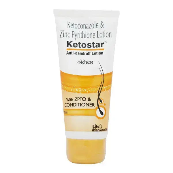 Ketostar Anti-Dandruff Lotion 50ml – Medicated Scalp Treatment with Ketoconazole 2% - Sellzova