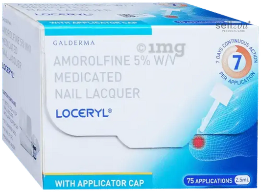 Loceryl Nail Lacquer 2.5ml with 5% Amorolfine Sellzoa