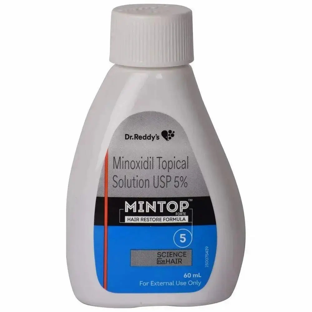 Mintop Forte 5% Minoxidil Topical Solution 60ml | Hair Regrowth Treatment for Men & Women - Sellzova