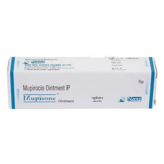 Mupisone Cream 5gm (Pack of 2) – Mupirocin Cream for Bacterial Skin Infections - Sellzova
