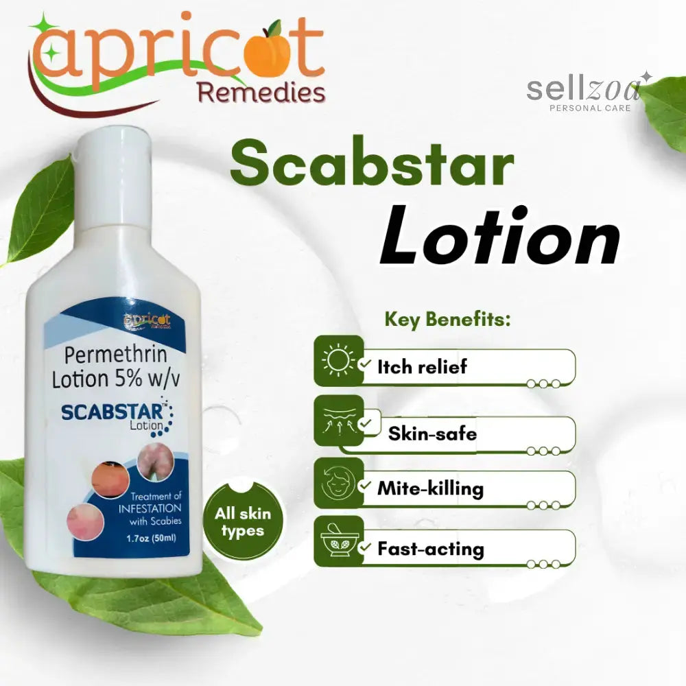 Scabstar Skin Care Lotion 50ml – Topical Skin Care Lotion | Pack of 4 Sellzoa