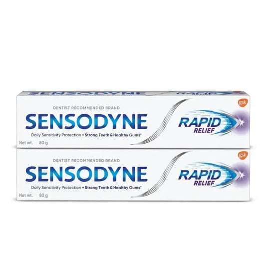 Sensodyne Rapid Relief Toothpaste 80g – Pack of 2 Sellzoa
