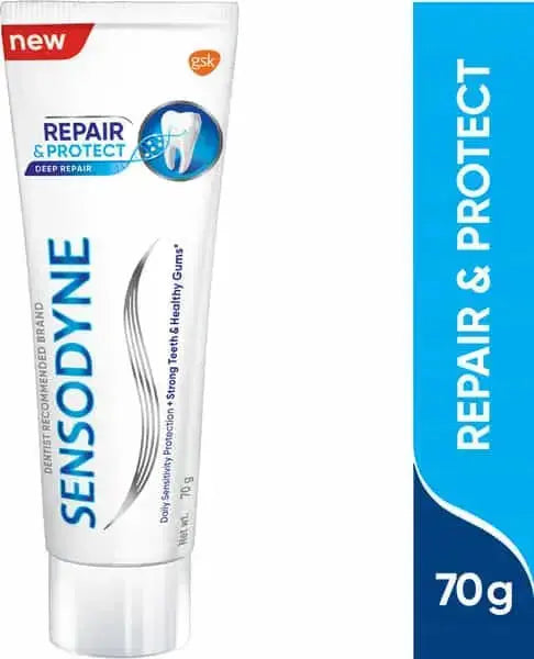 Sensodyne Complete Protection+ Toothpaste 140 g (70 g x 2) | Sensitivity Relief & Daily Oral Care - Sellzova