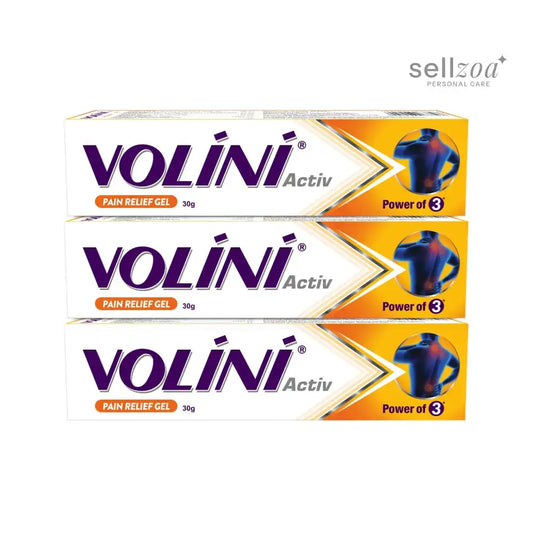 Volini Activ Comfort Massage Gel 30g – Warming Gel for Everyday Massage | Pack of 3 Sellzoa